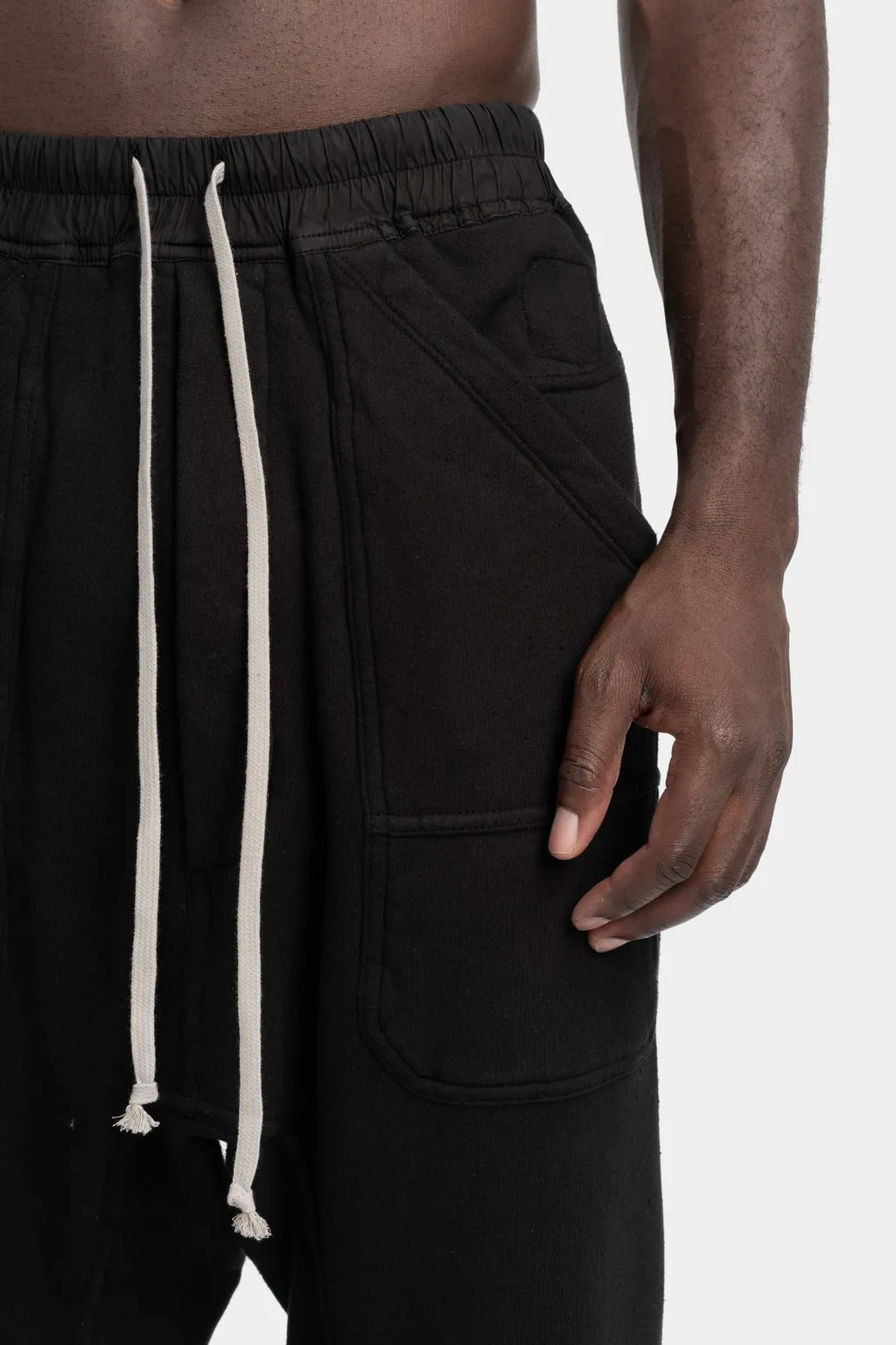 Drawstring Cargo Sweatpants