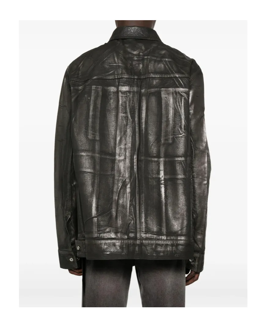 Strapped Jumbo Denim Jacket