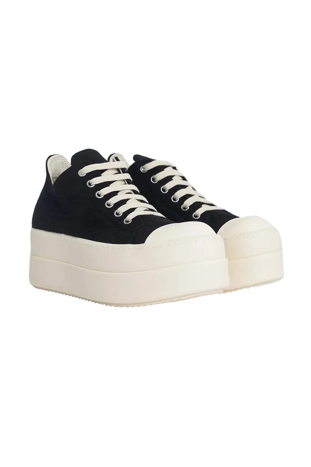 Round Toe Lace-Up Sneakers