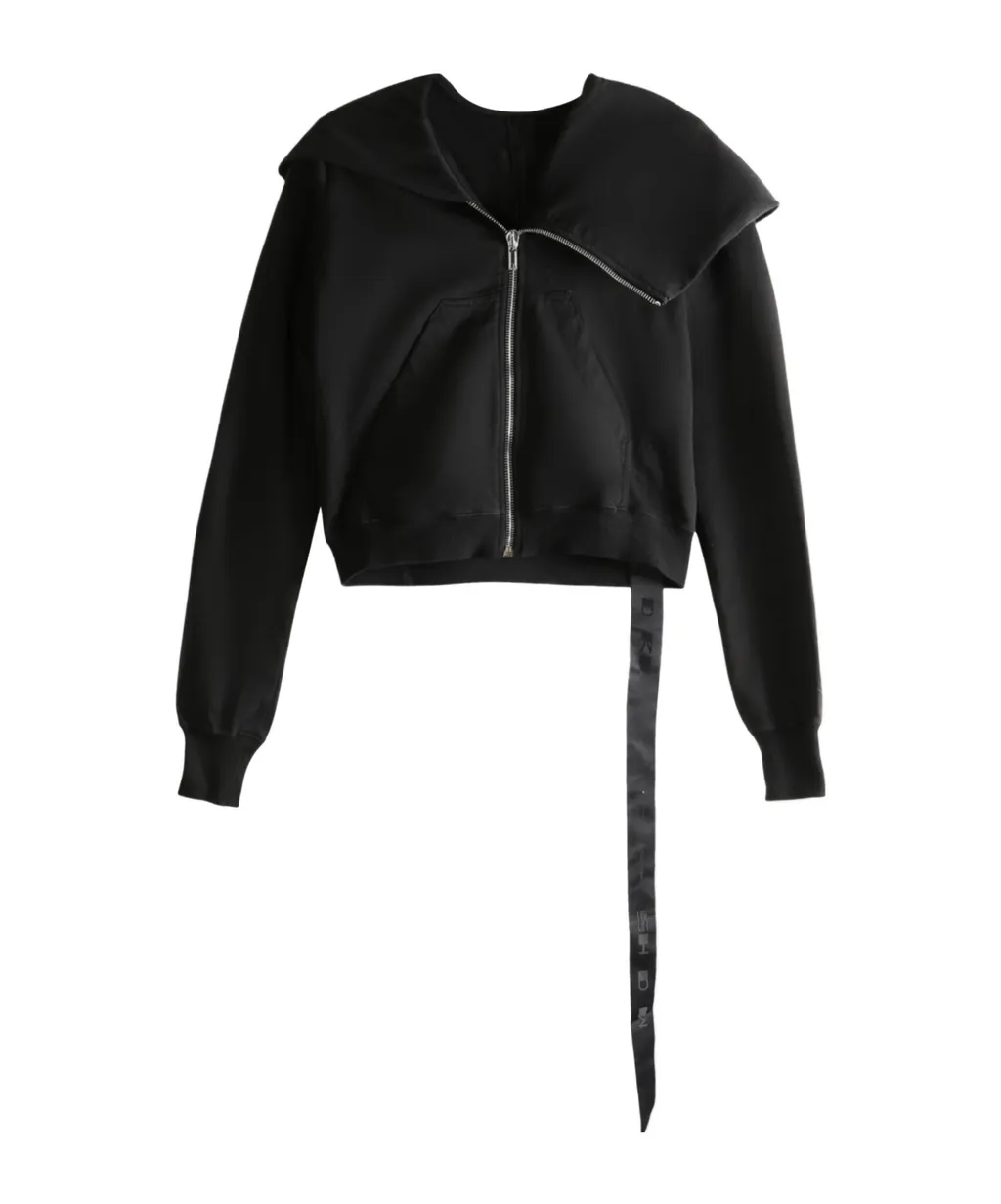 Hooded Zip-Up Cardigan