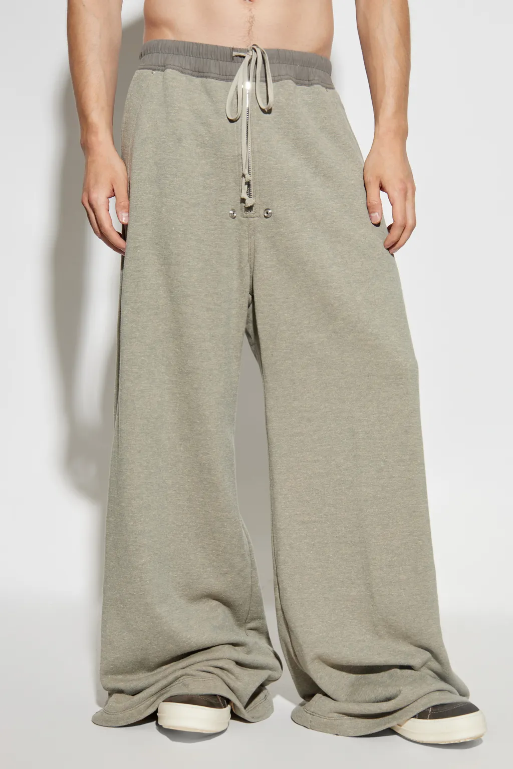 Drawstring Wide-Leg Pants