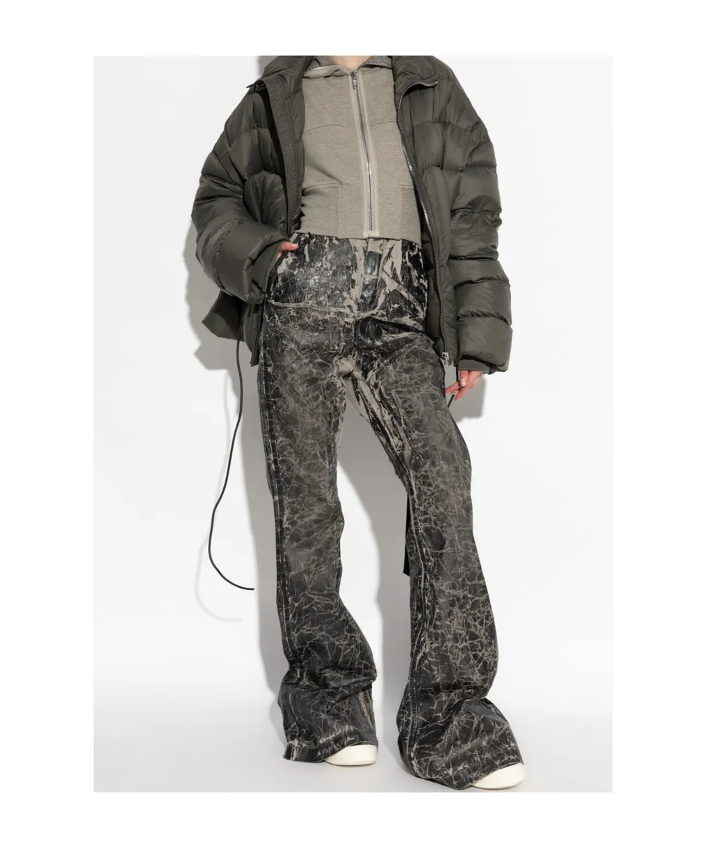 Hight-Waist Distressed Pants