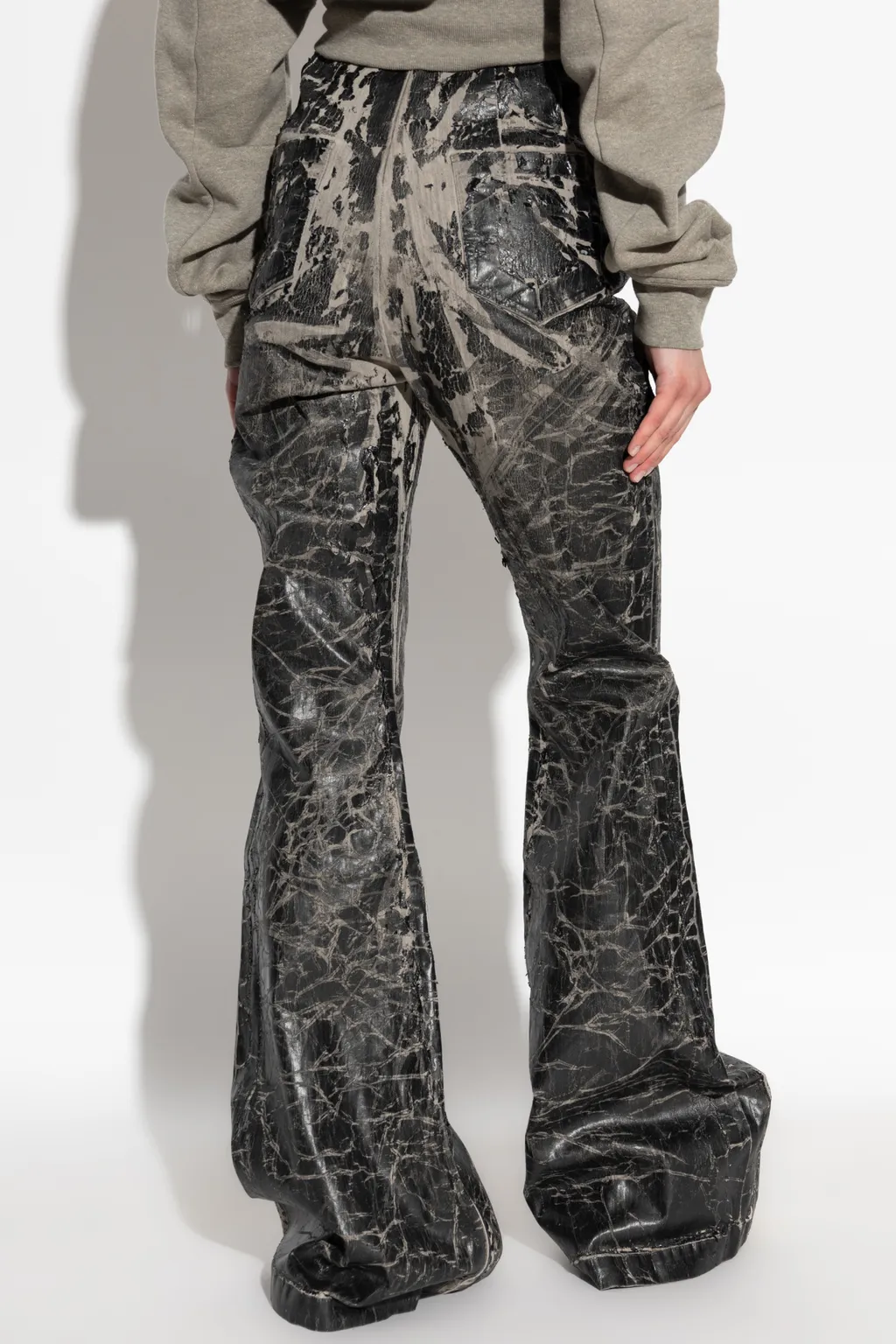 Hight-Waist Distressed Pants