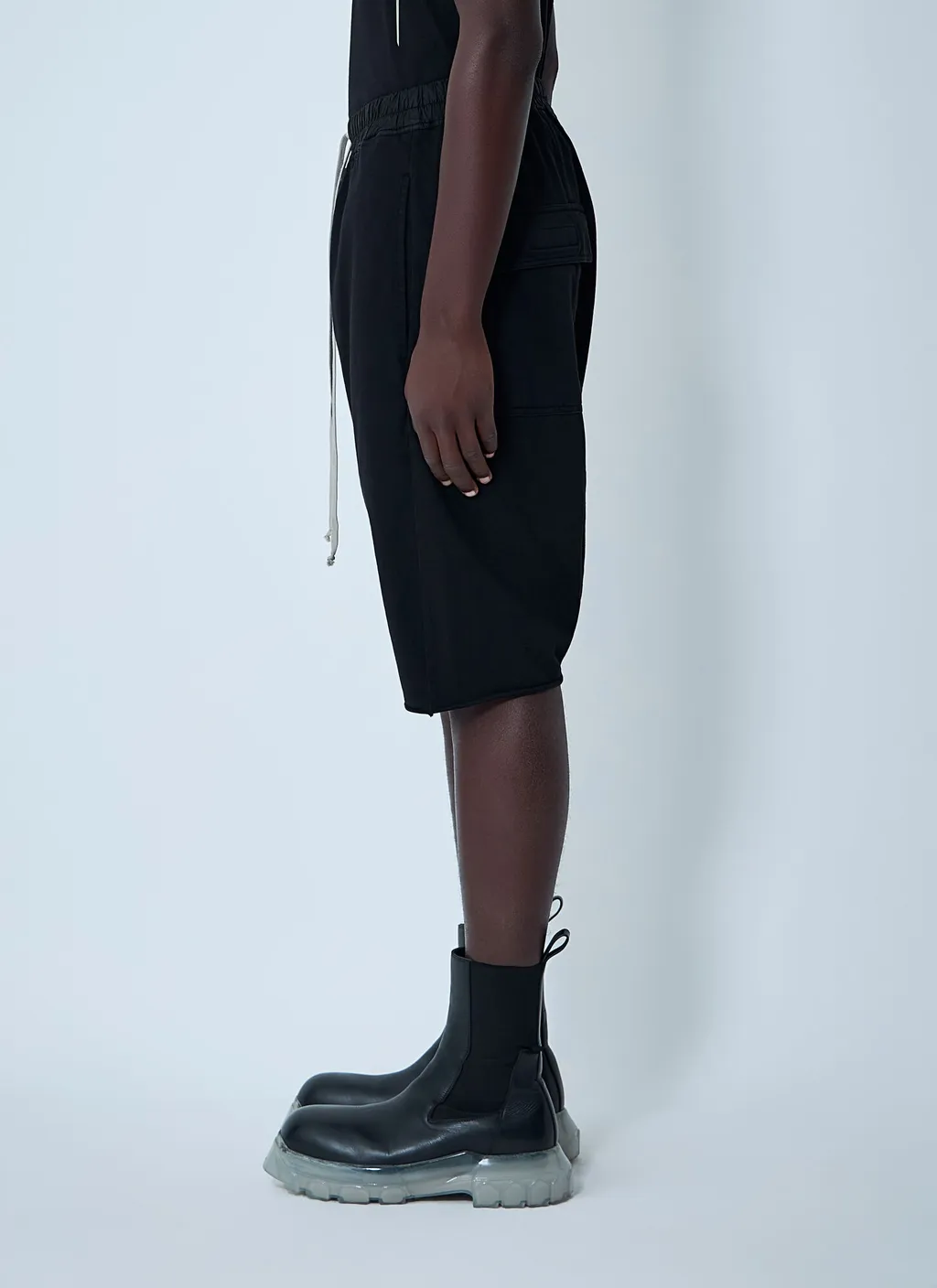 Drawstring Knee-Length Shorts