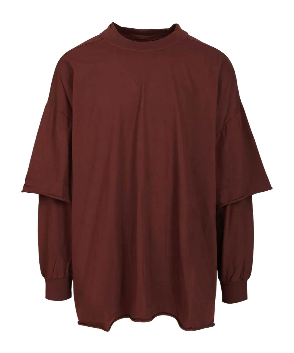 Layered Crewneck Sweatshirt