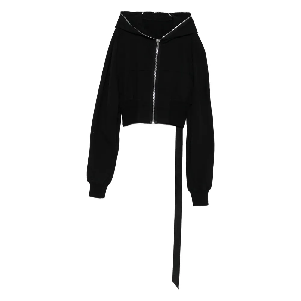Zip-Up Cropped Hoodie