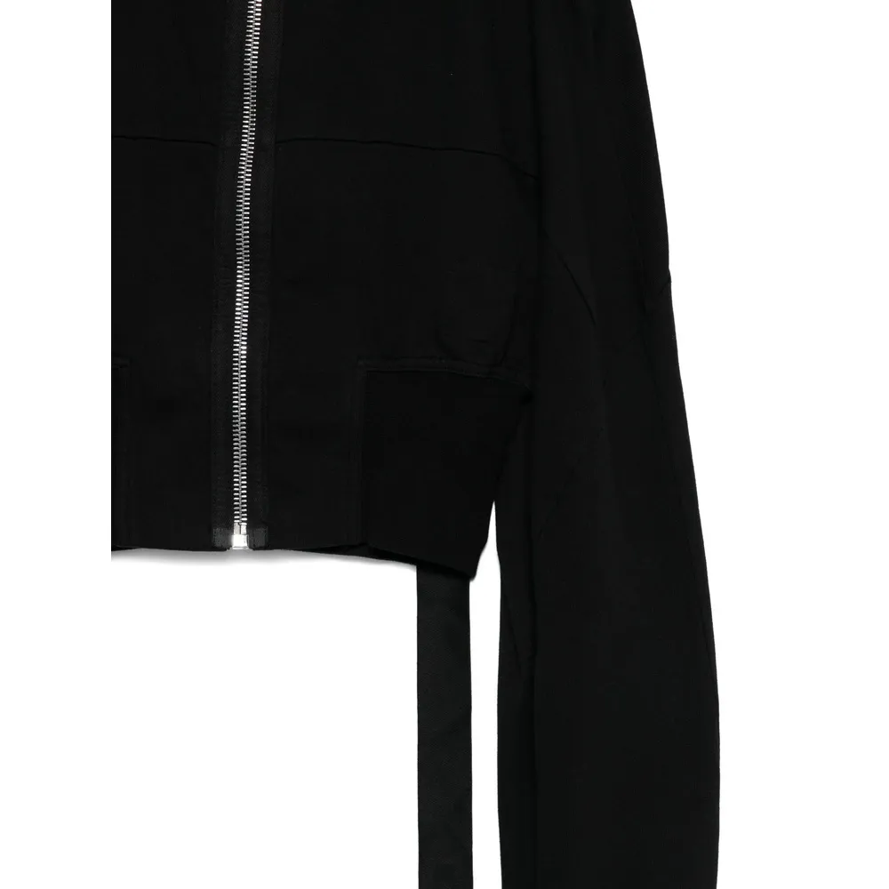 Zip-Up Cropped Hoodie