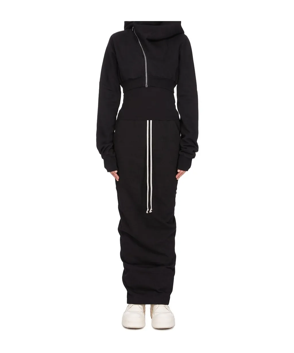 Mountain Crop Zip-Front Hoodie