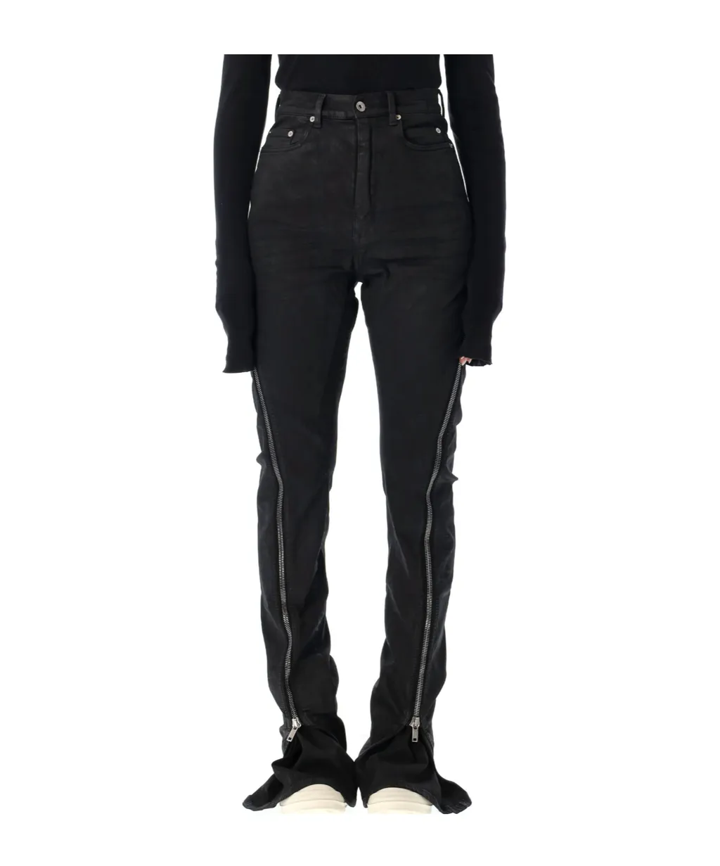 Belt Loop Denim Trousers