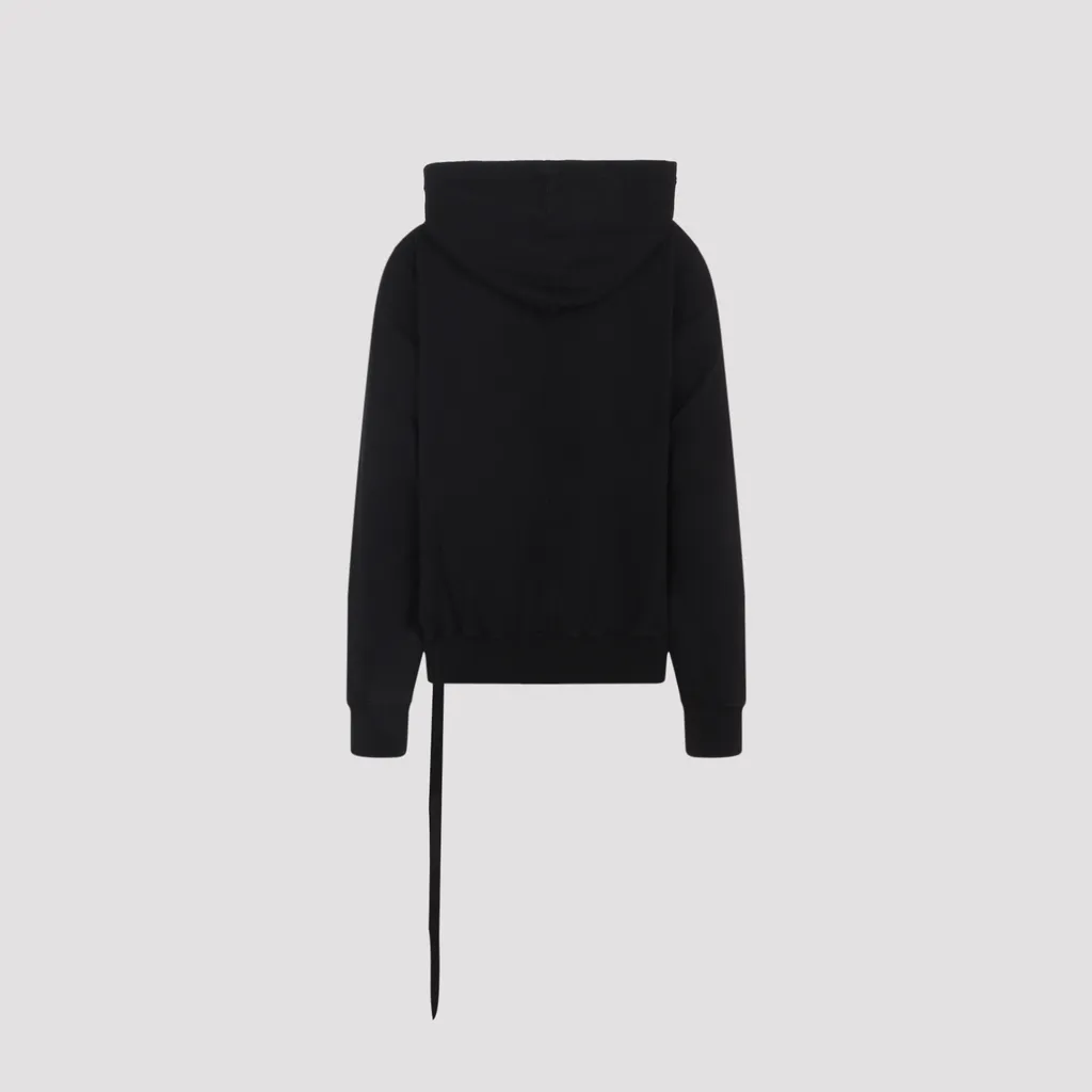 Star-Embroidered Drawstring Hoodie