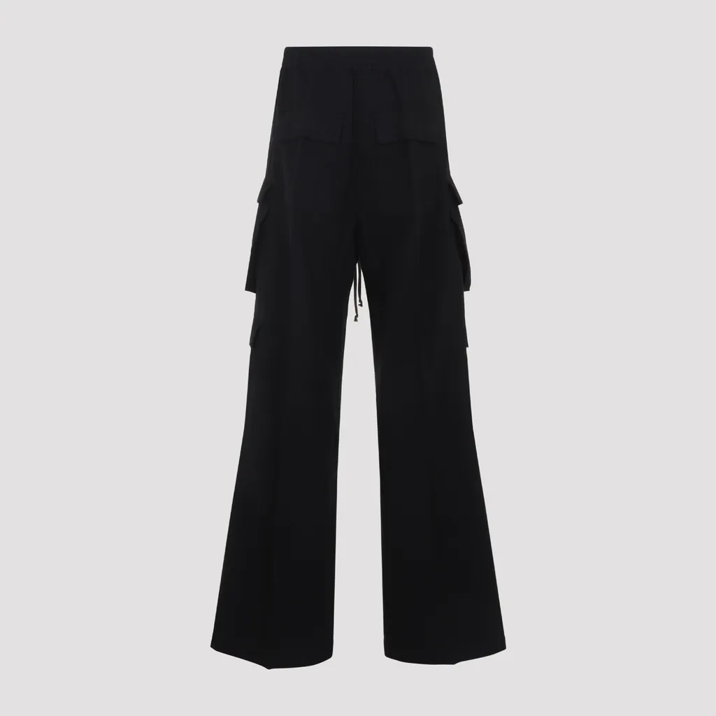 Drawstring Wide-Leg Pants