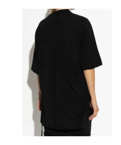 Short-Sleeve Draped-Hemline Top