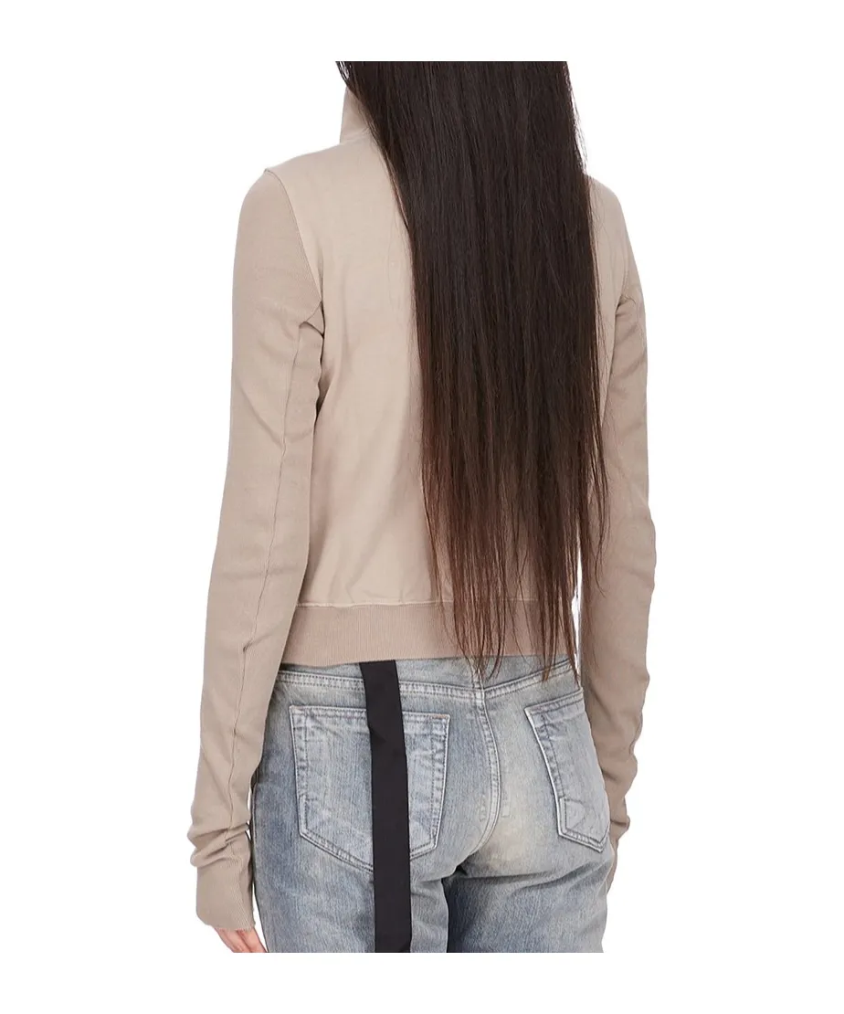 High-Neck Zip-Front Jacket