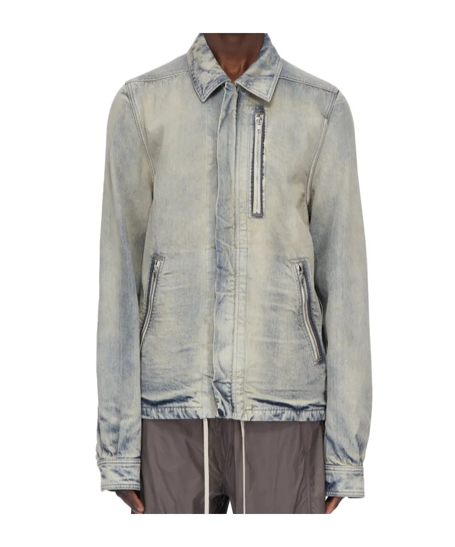 Zip-Fastening Drawstring Jacket