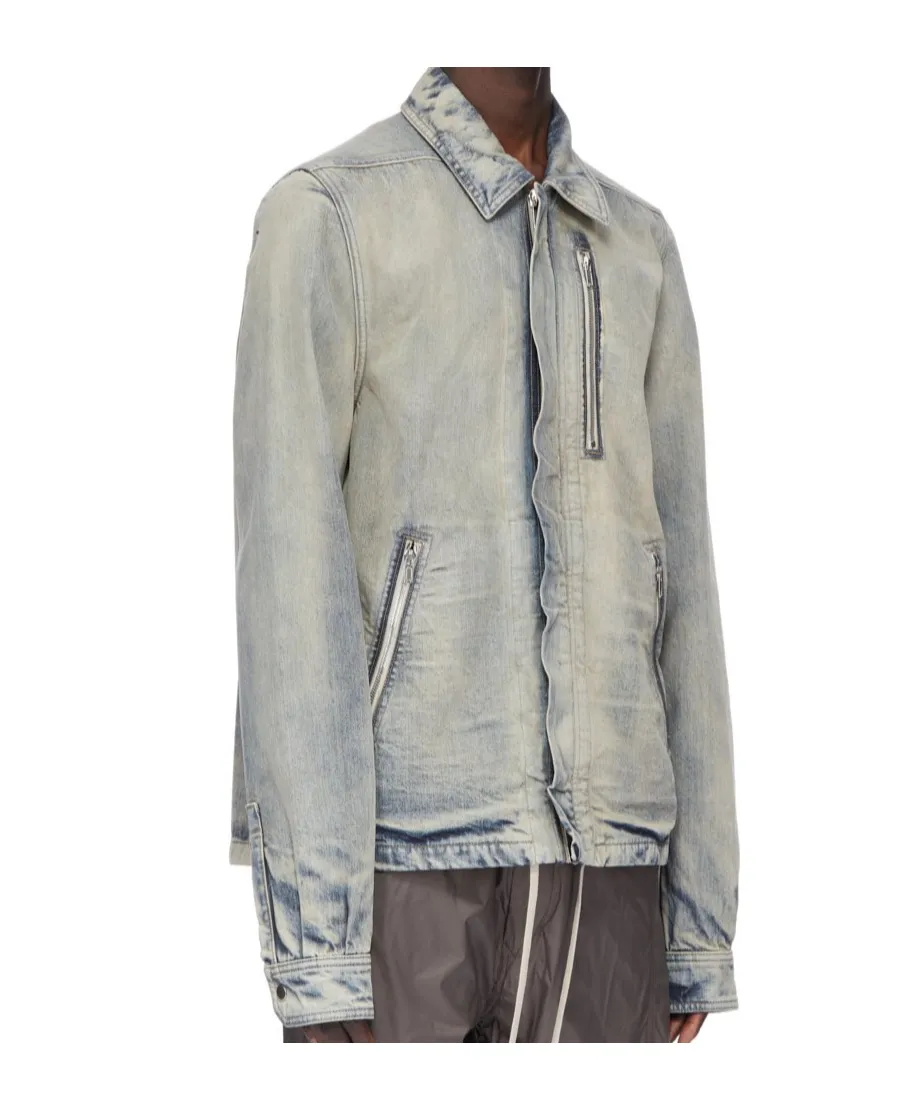 Zip-Fastening Drawstring Jacket