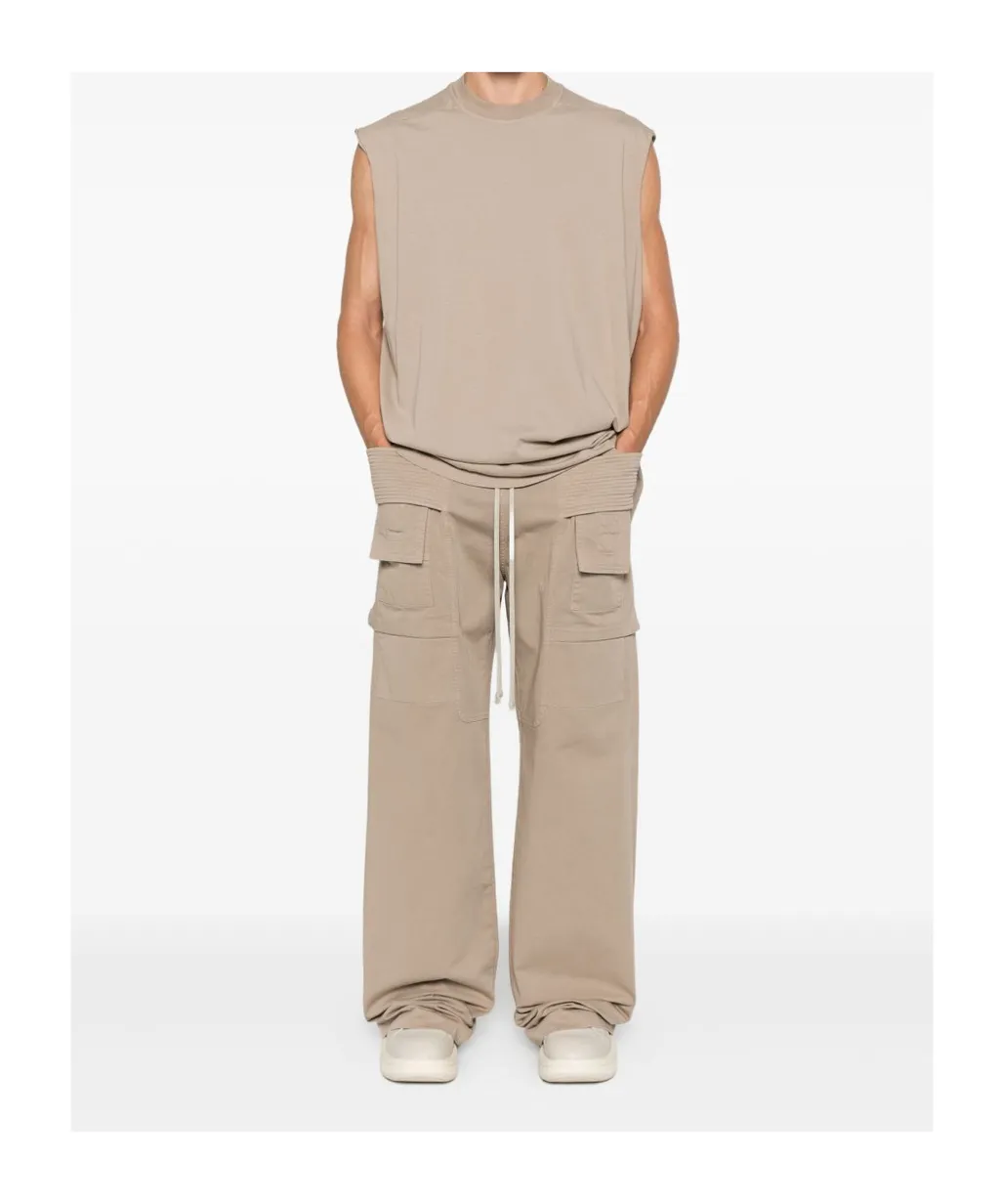 Crew-Neck Sleeveless Tank Top