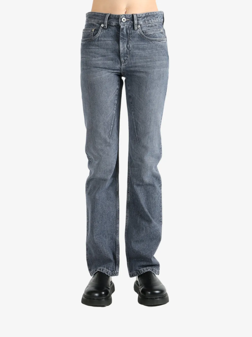 Washed-Effect Jeans