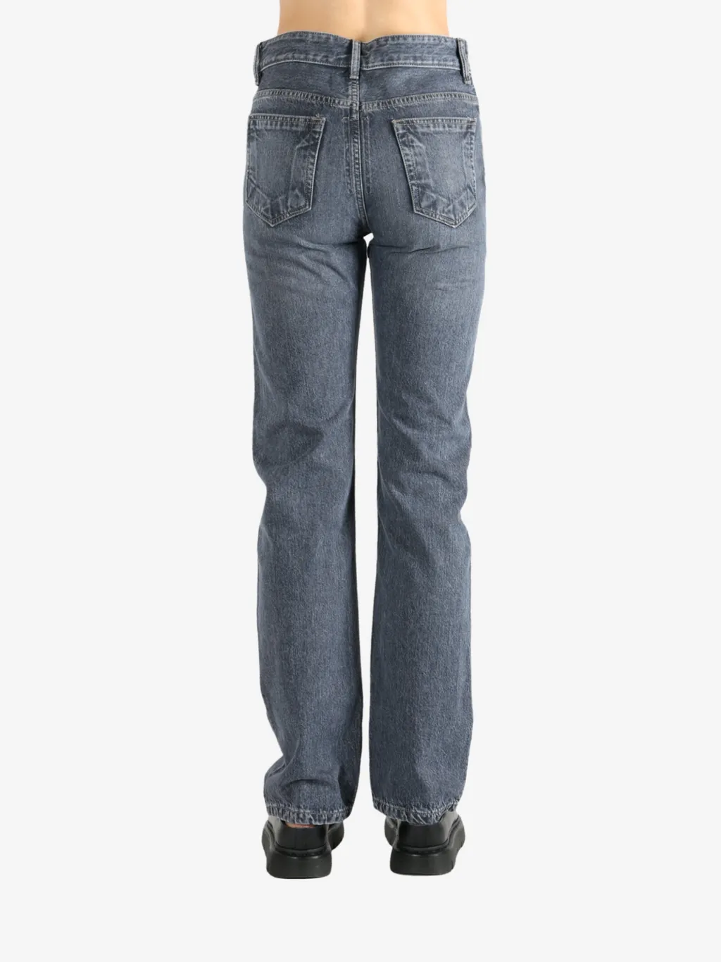 Washed-Effect Jeans