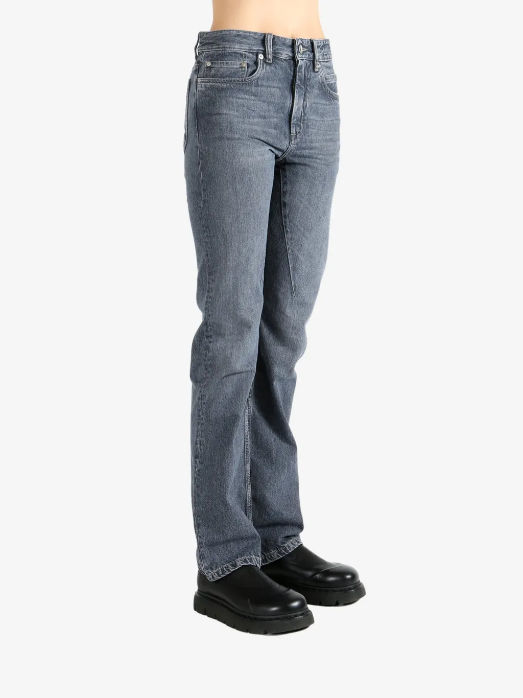 Washed-Effect Jeans