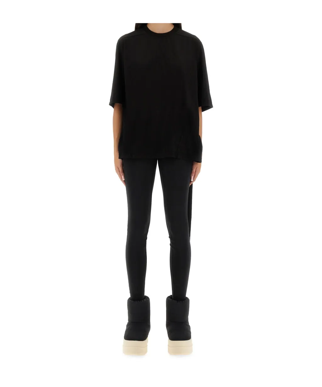 Short-Sleeve Draped-Hem Top