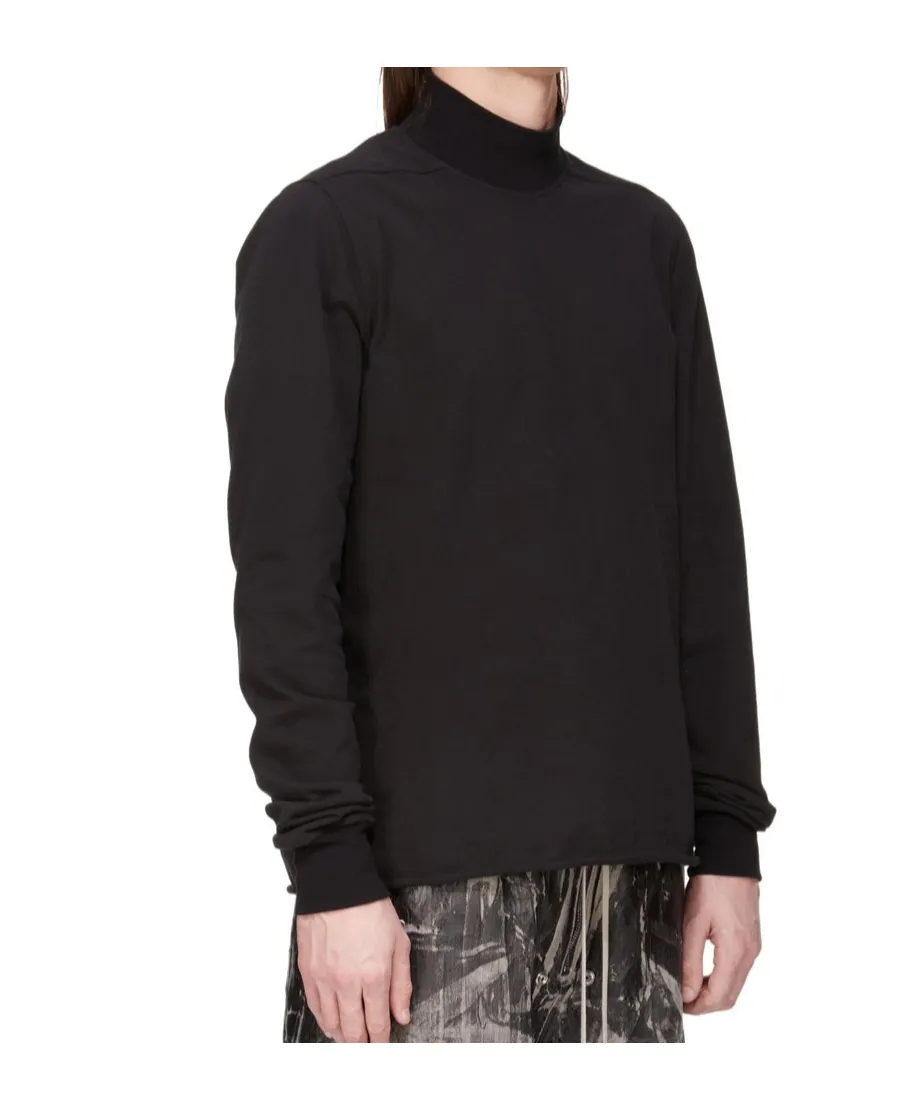 High-Neck Cotton Sweatshirt