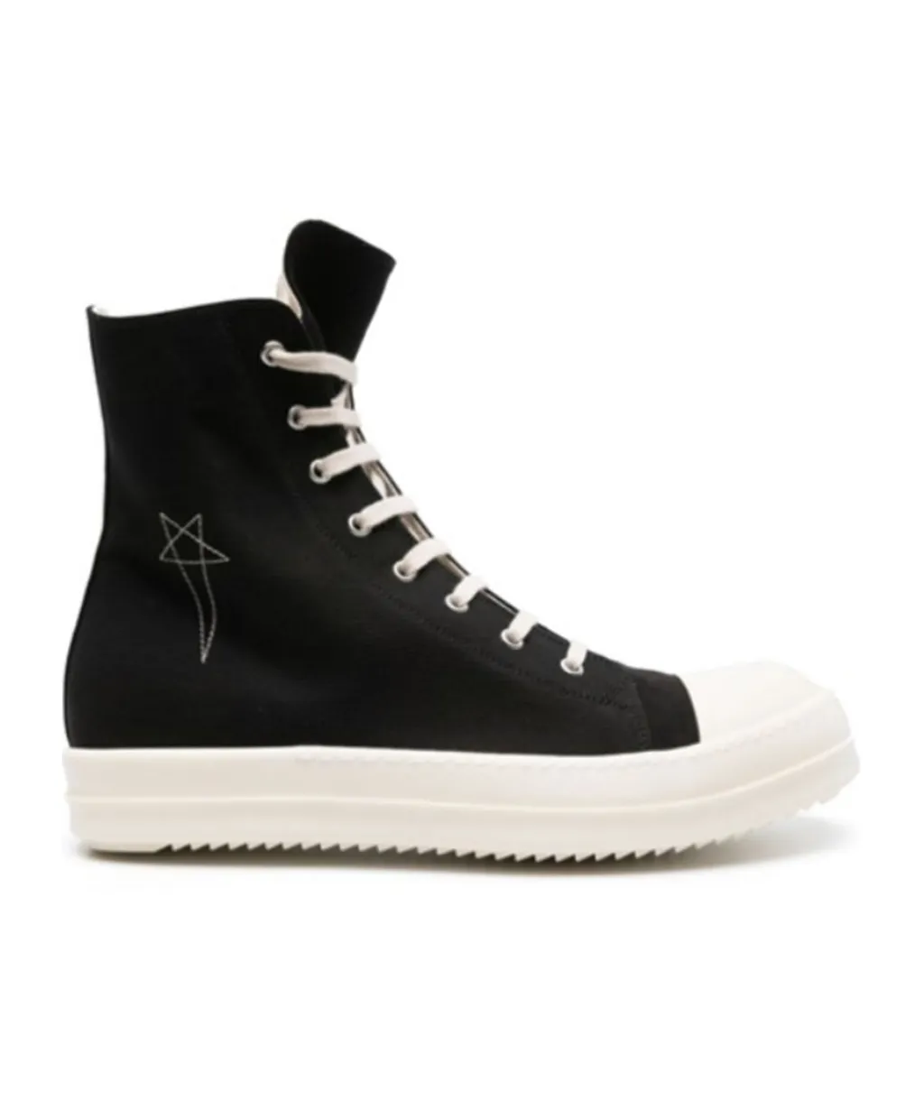 Lace-Up Zip-Fastening Sneakers