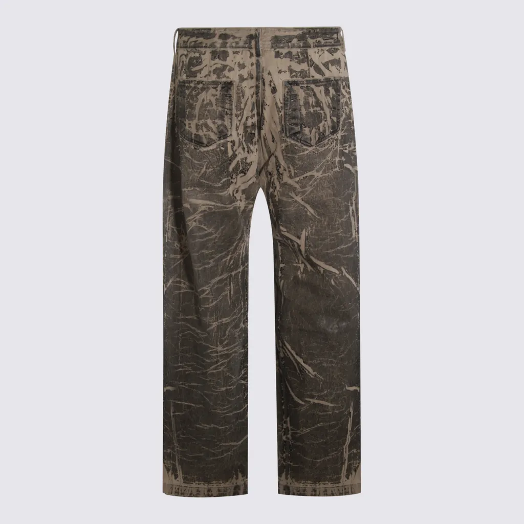 Distressed Cotton Jeans