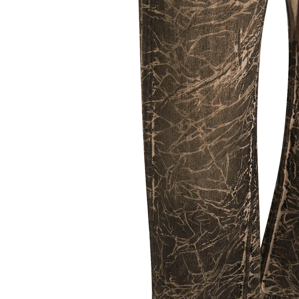 Distressed Cotton Jeans