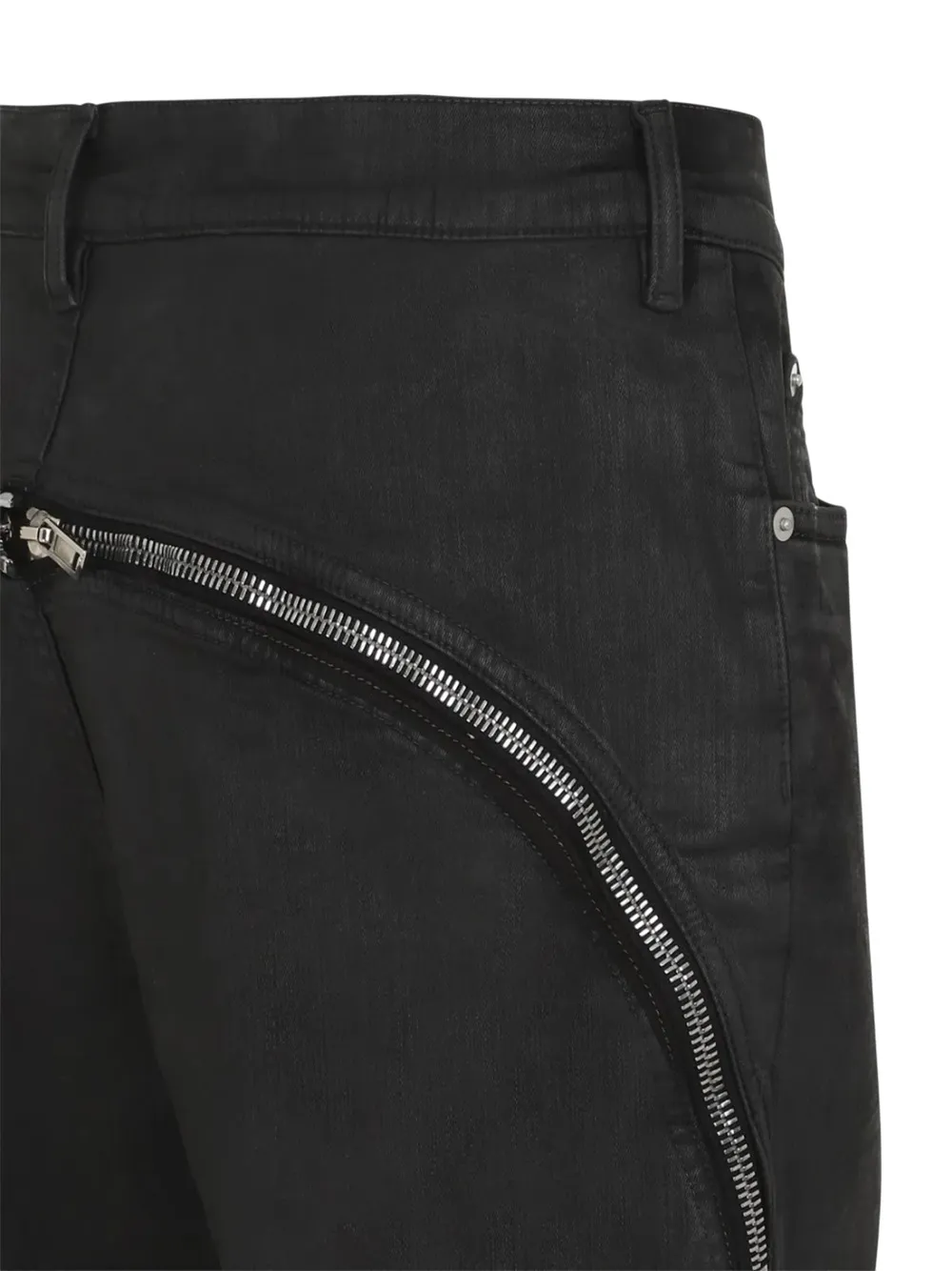 Bolan Banana Zip-Detailed Denim Jeans