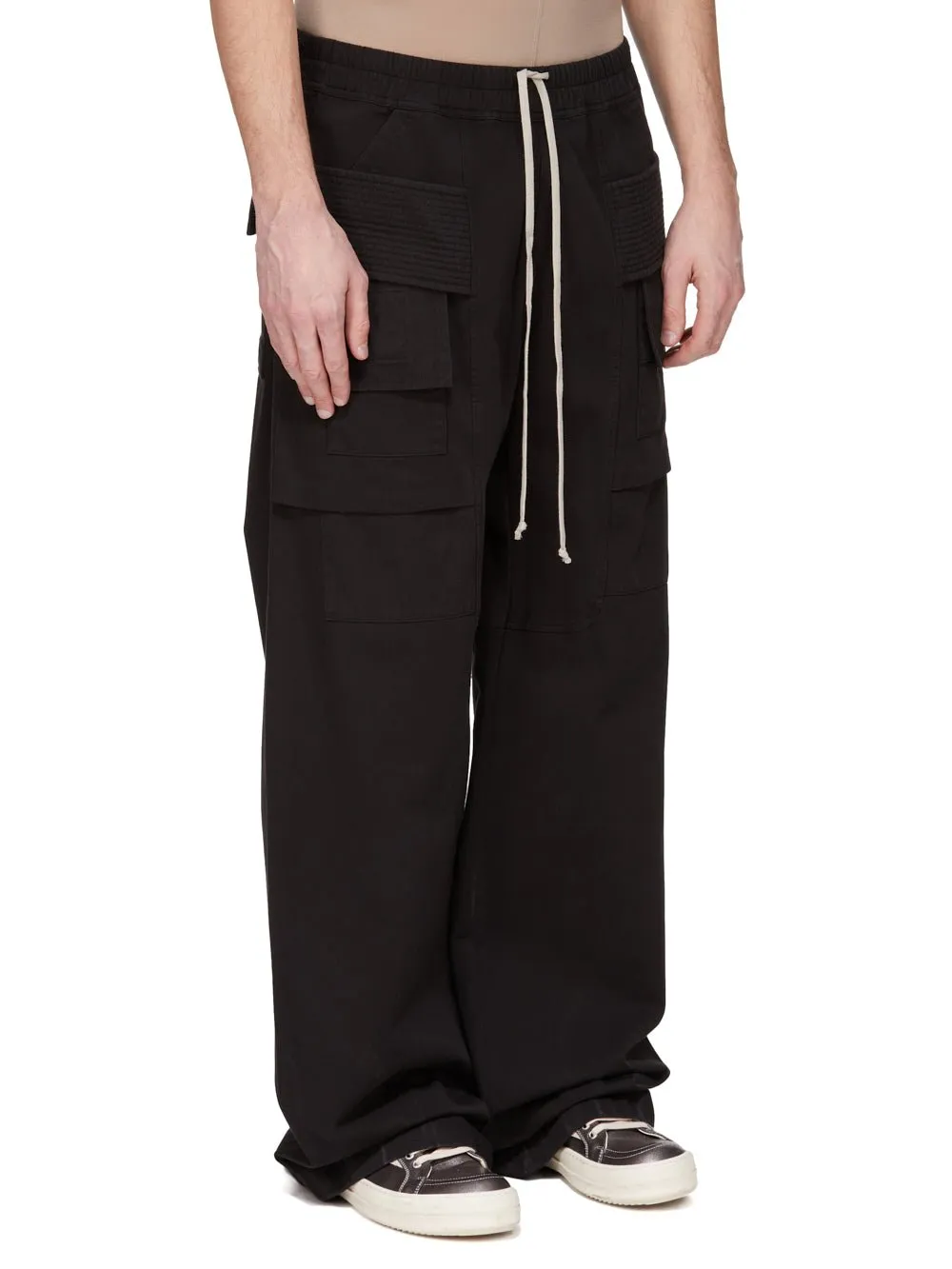 Creatch Wide Cargo Drawstring Pants