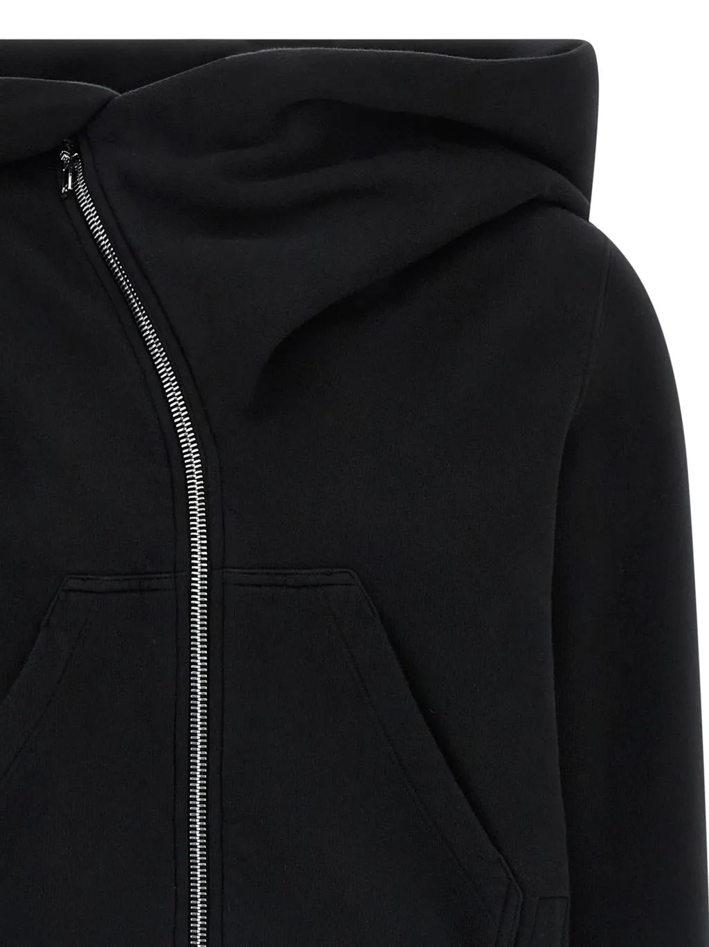 Mountiain High-Neck Zip-Front Hoodie