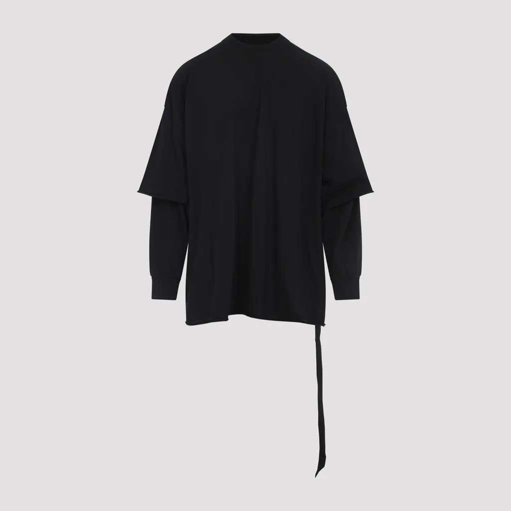 Double-Layered Long-Sleeve Sweater