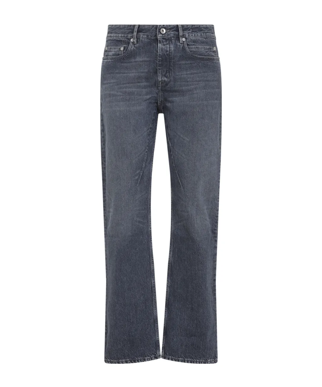 Washed-Finish Jeans