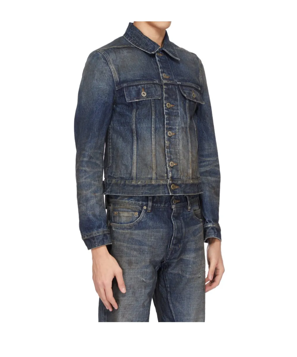 Long-Sleeved Denim Jacket