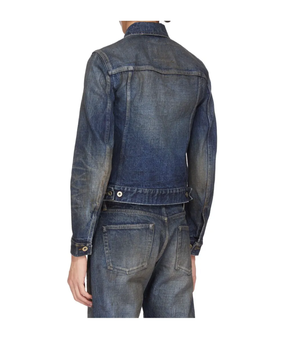 Long-Sleeved Denim Jacket