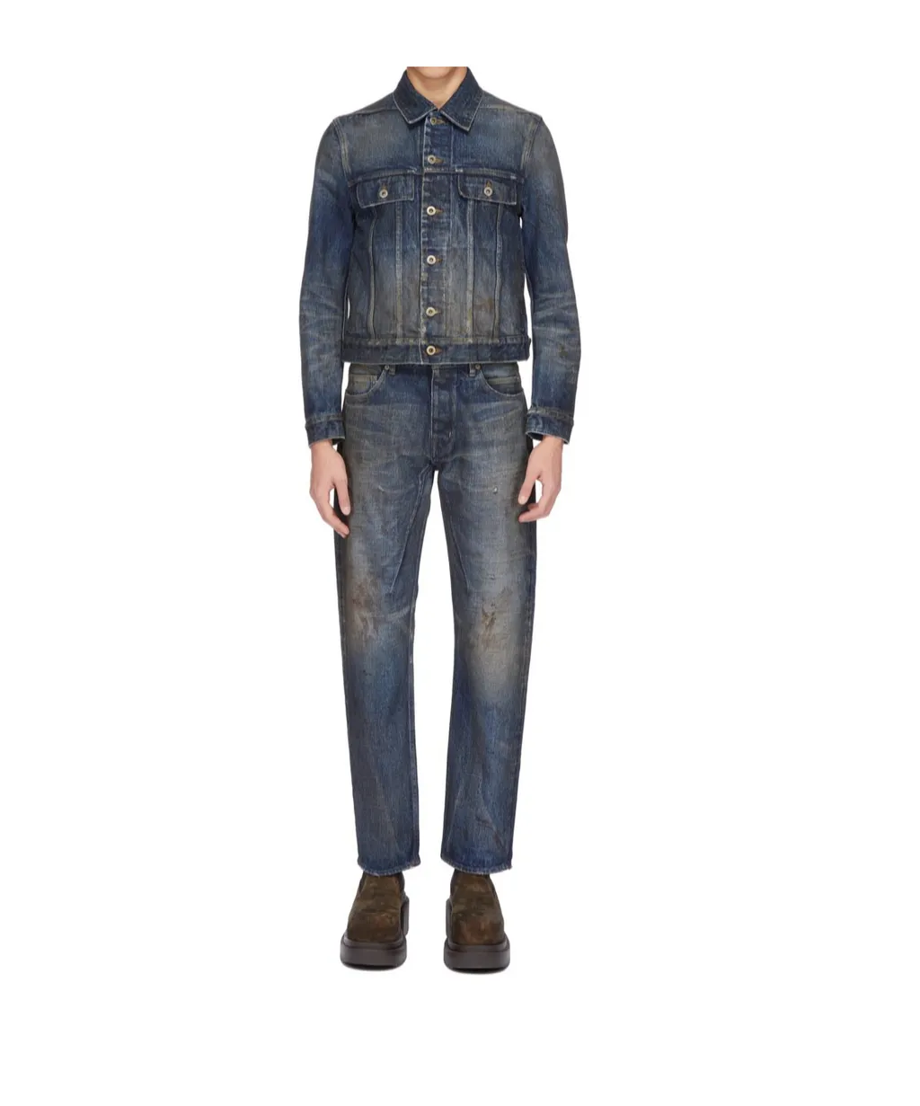 Long-Sleeved Denim Jacket