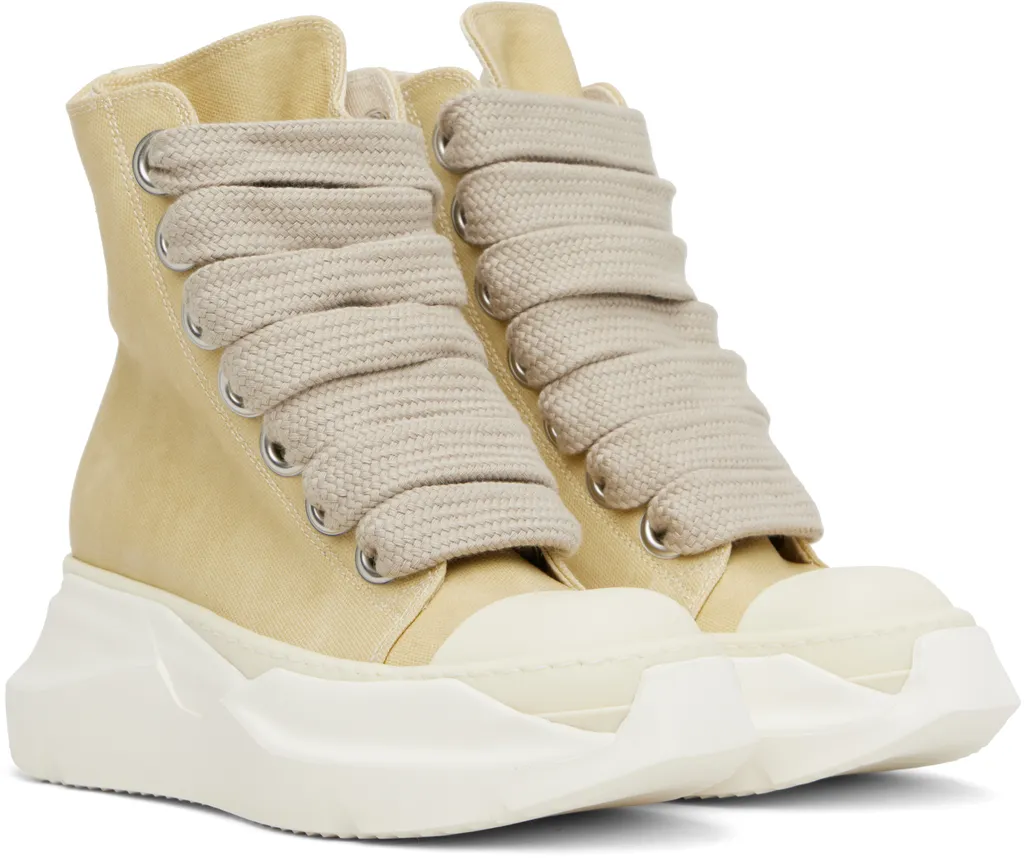 Abstract High-Top Sneakers