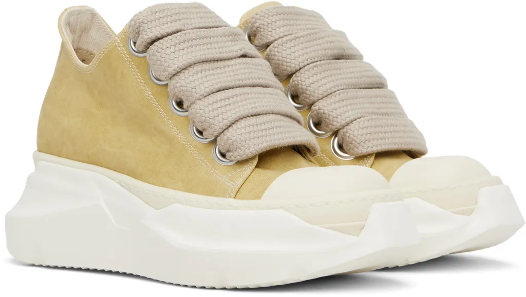 Lace-Up Platform Low-Top Sneakers