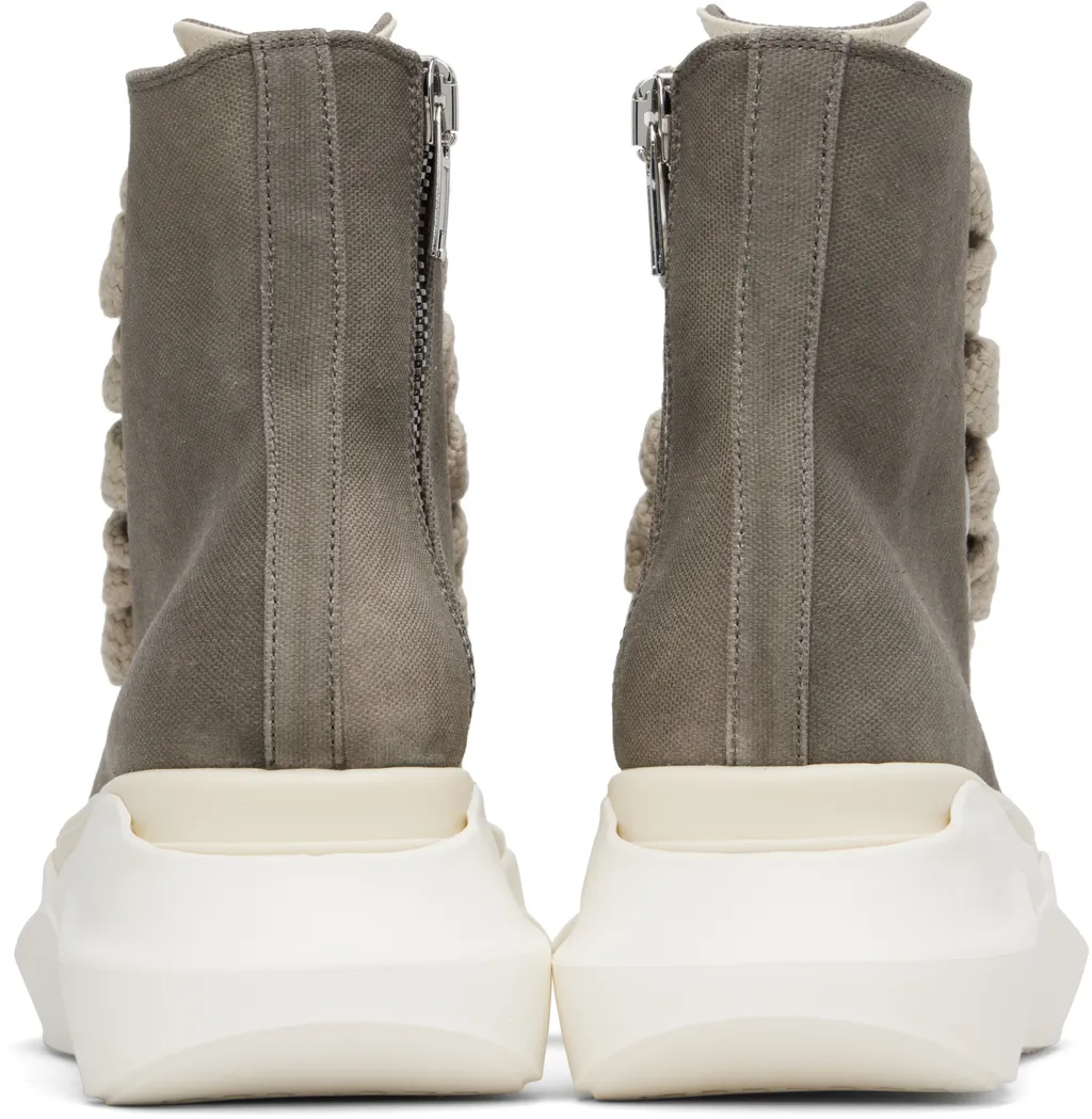 Round Toe High Top Casual Shoes
