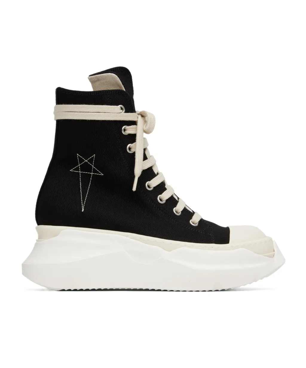 Abstract High-Top Sneakers