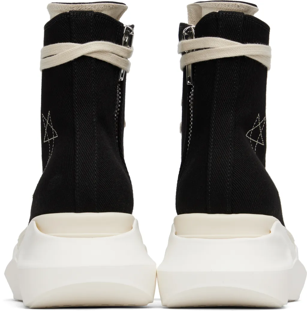 Abstract High-Top Sneakers