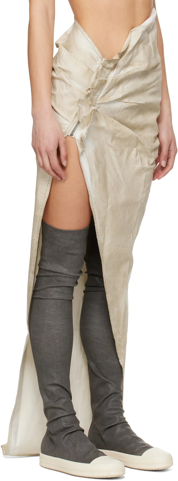 Asymmetric Design Skirt