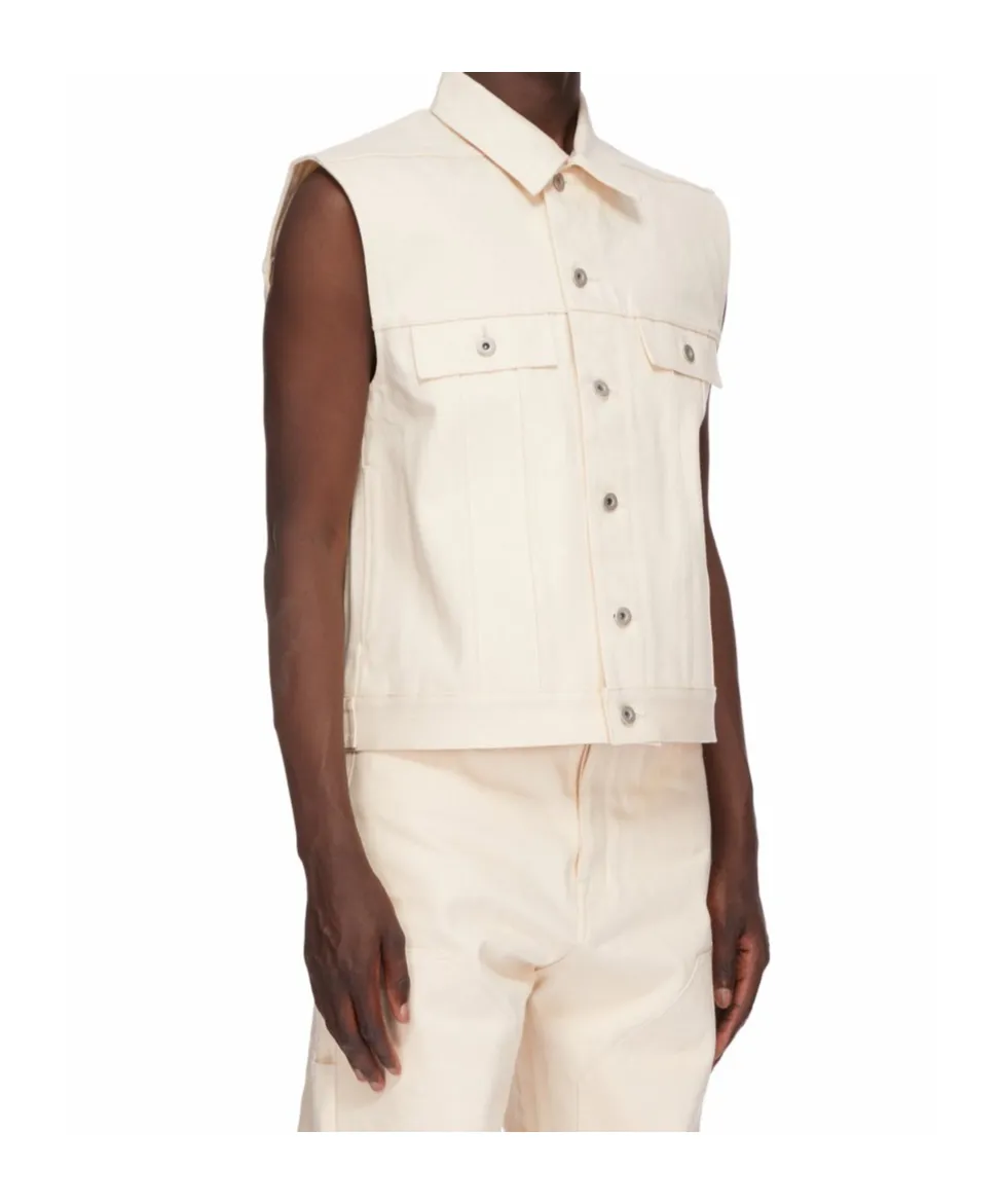 Sleeveless Trucker Jacket