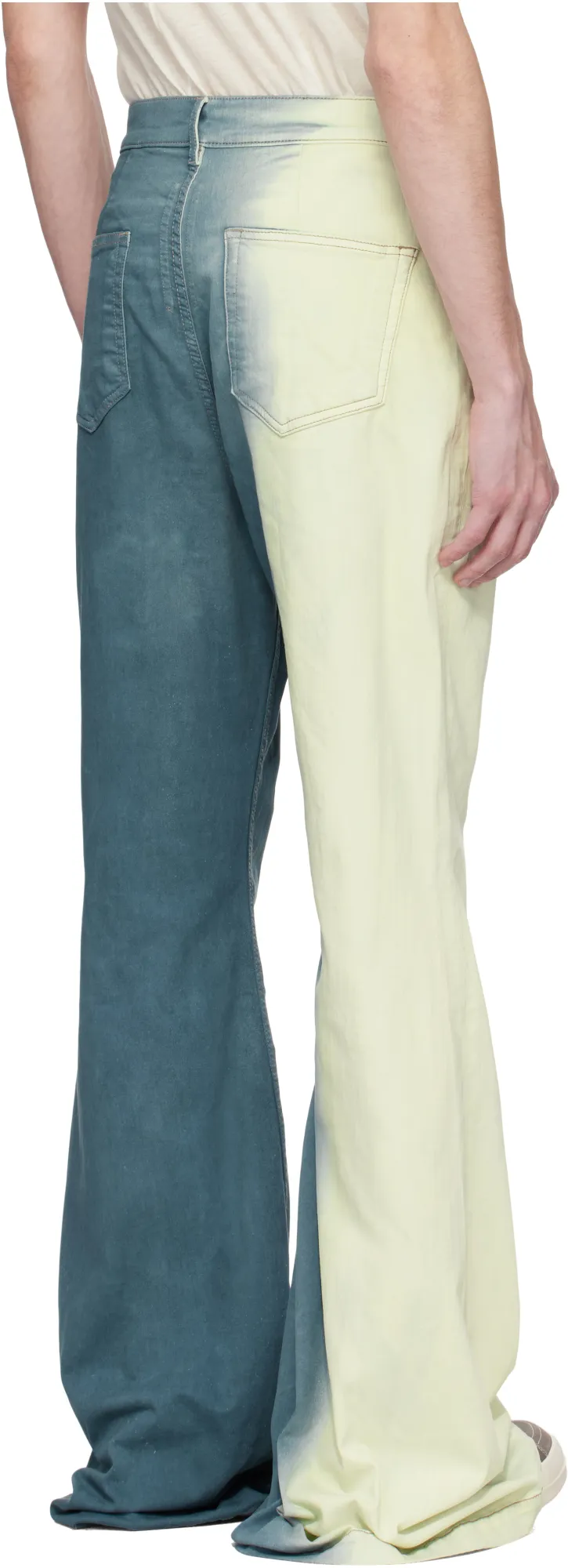 Ombre Mid-Rise Flared Jeans