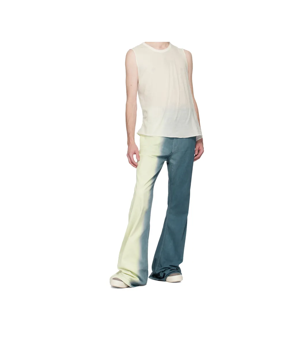 Ombre Mid-Rise Flared Jeans