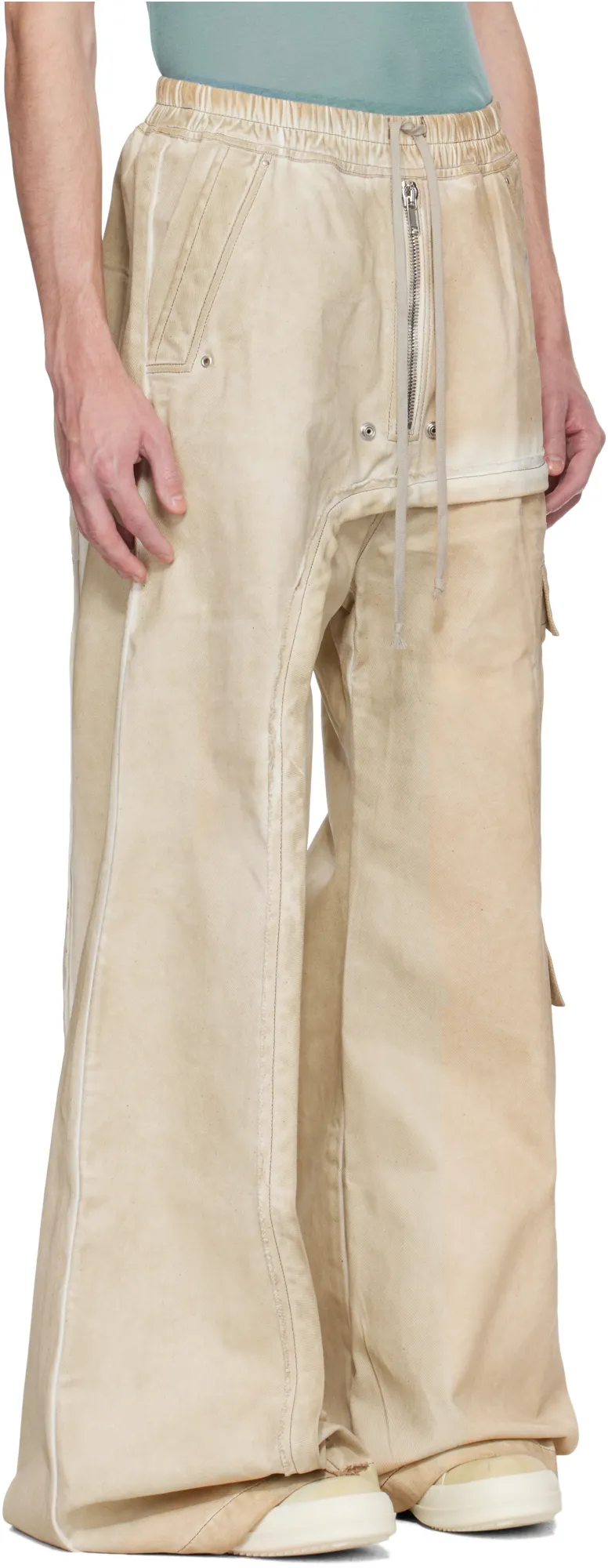 Elasticated Denim Overalls