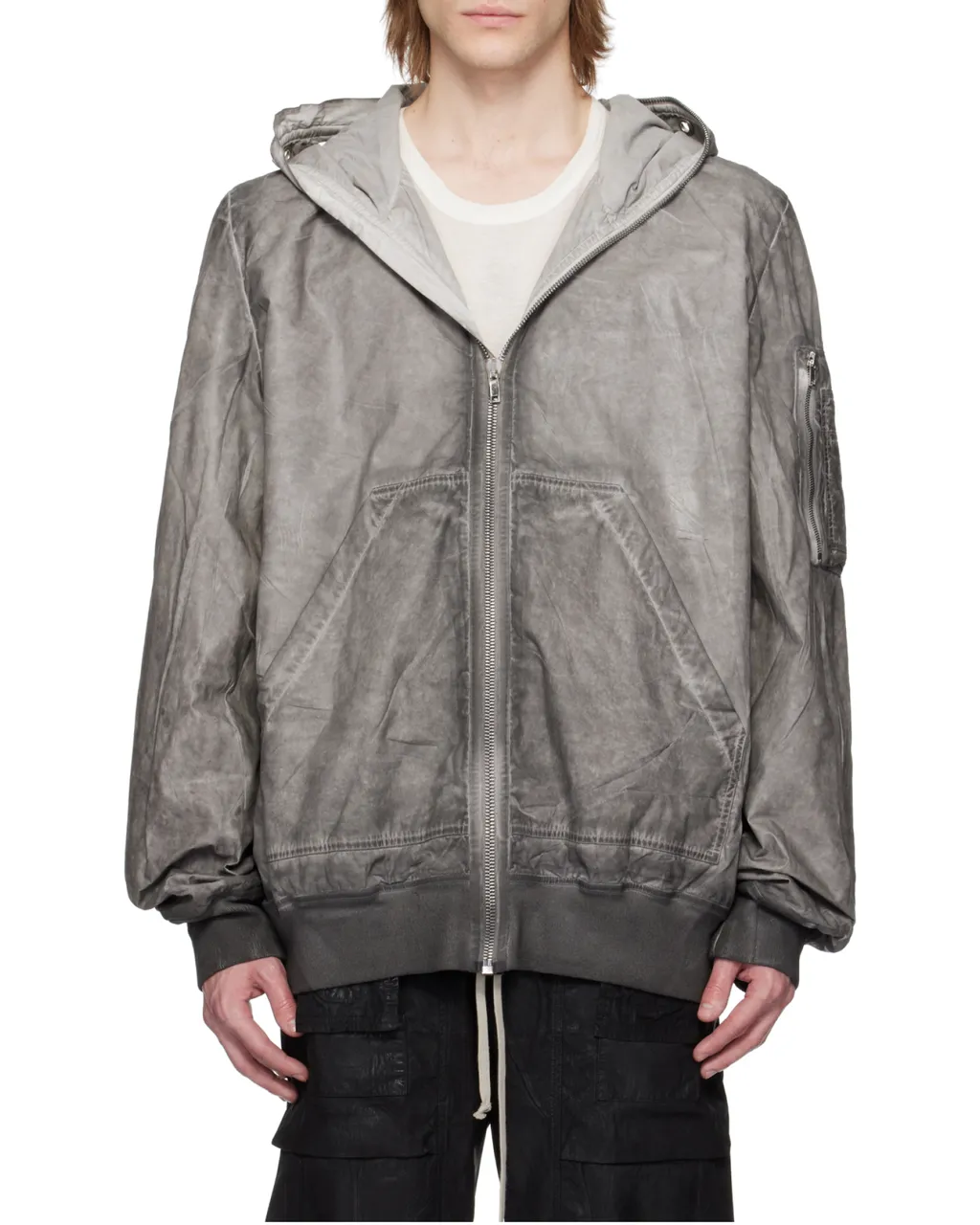 Hollywood Gimp Flight Poplin Bomber Jacket