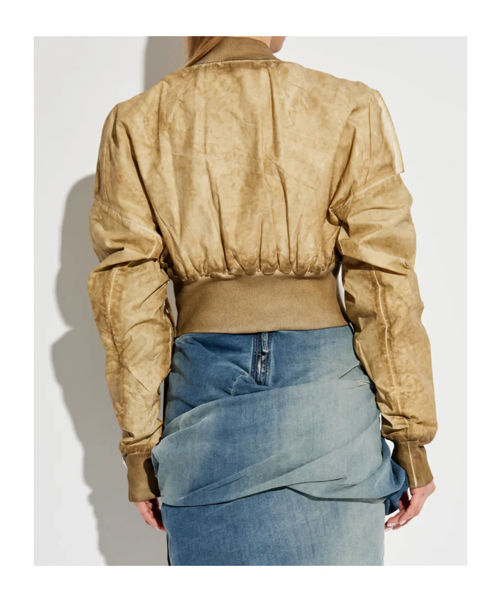 Flight Cropped Bomber Jacket