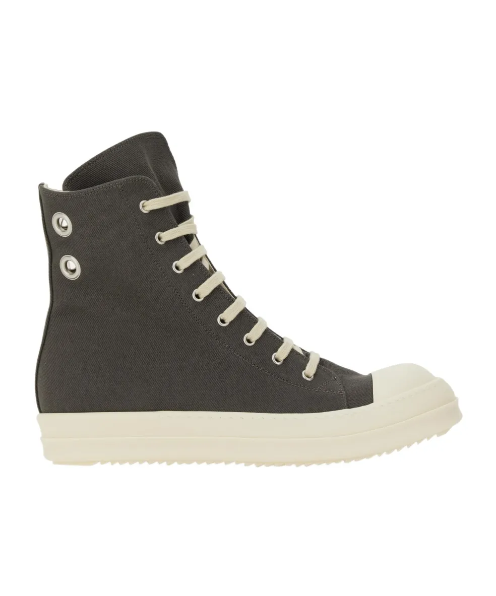 High-Top Lace-Up Sneakers