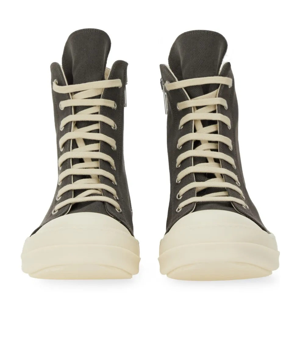 High-Top Lace-Up Sneakers